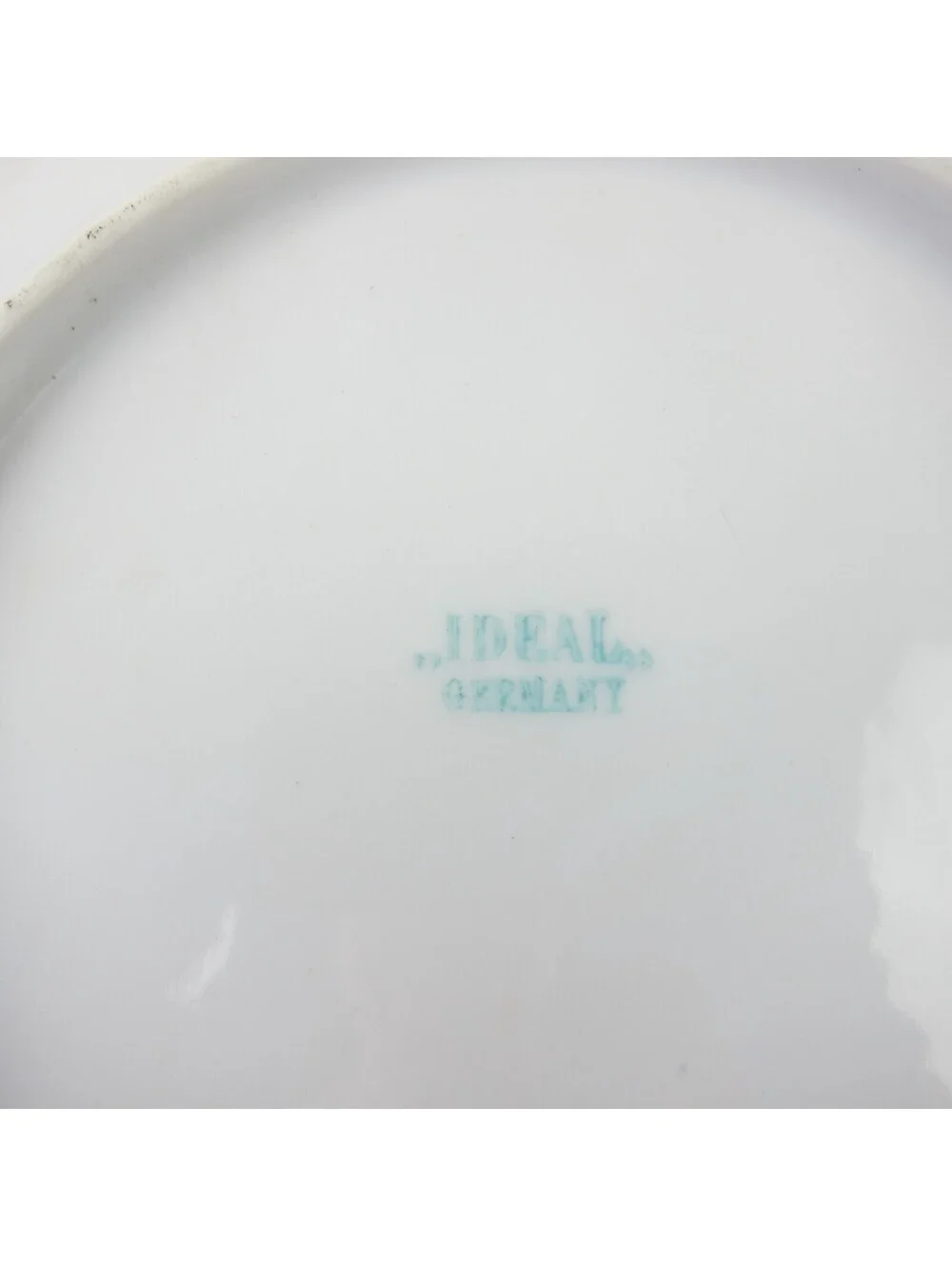 Antique Porcelain Plate Hydrangea Flowers Pink Rim Gold Accents 8